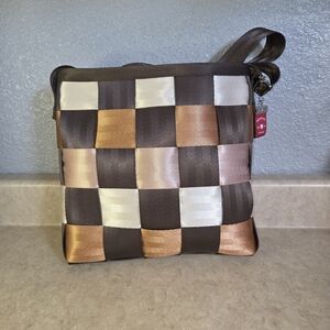 Harveys Original Seatbelt Coffee Collection Cross-body or shoulder Messenger Bag